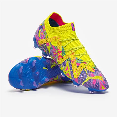 puma blue and yellow shoes|puma yellow cleats.